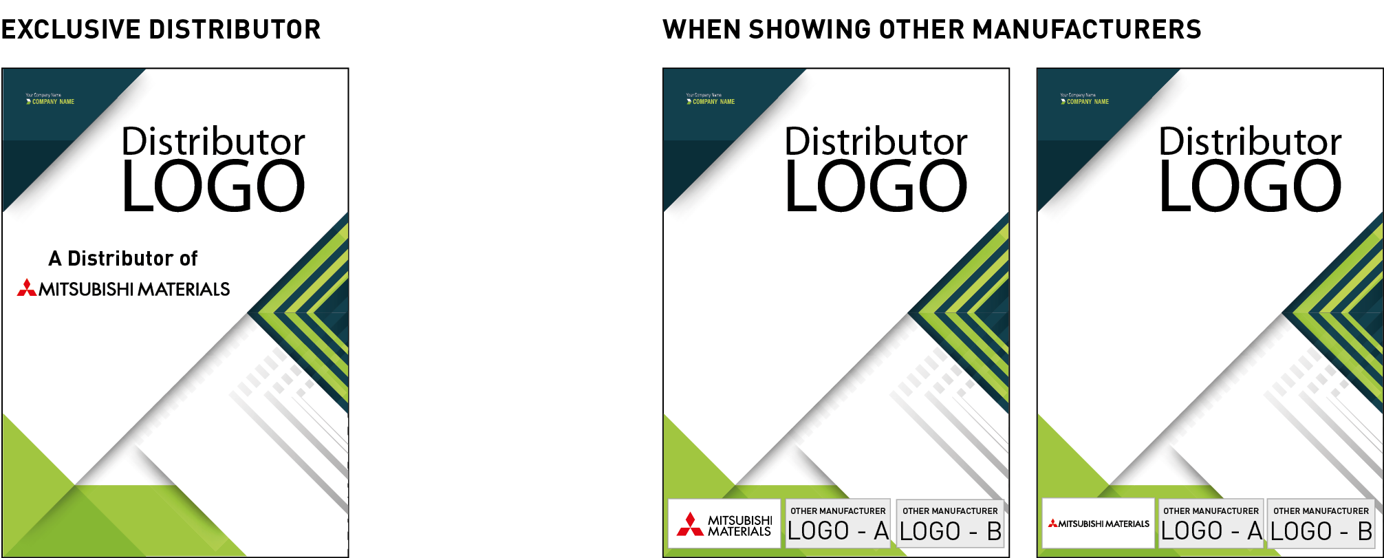 Bruchures and catalogues examples Cover