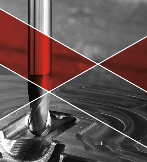 Colour block in front of a picture